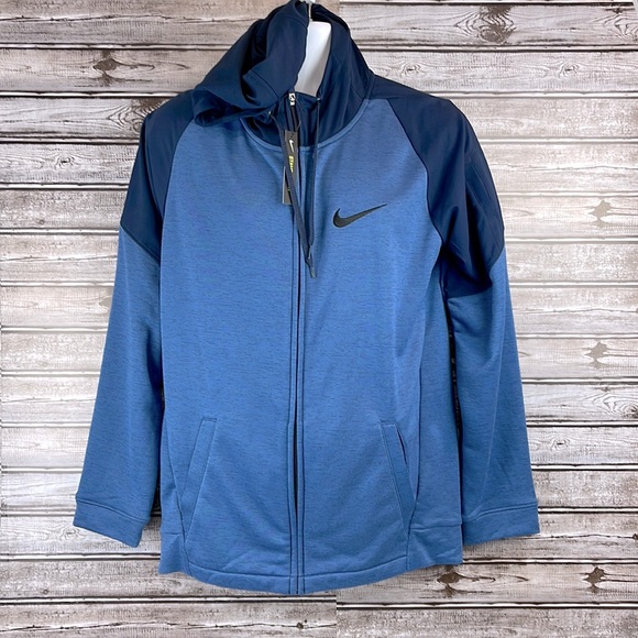 Men’s Nike Dry Full Zip Fleece Training Top - Picture 1 of 6